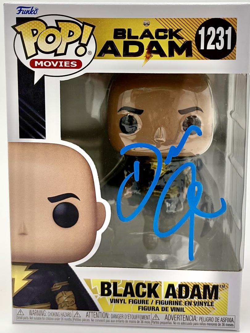 Dwayne "The Rock" Johnson signed "Black Adam" Funko #1231 - *RARE* - Beckett COA